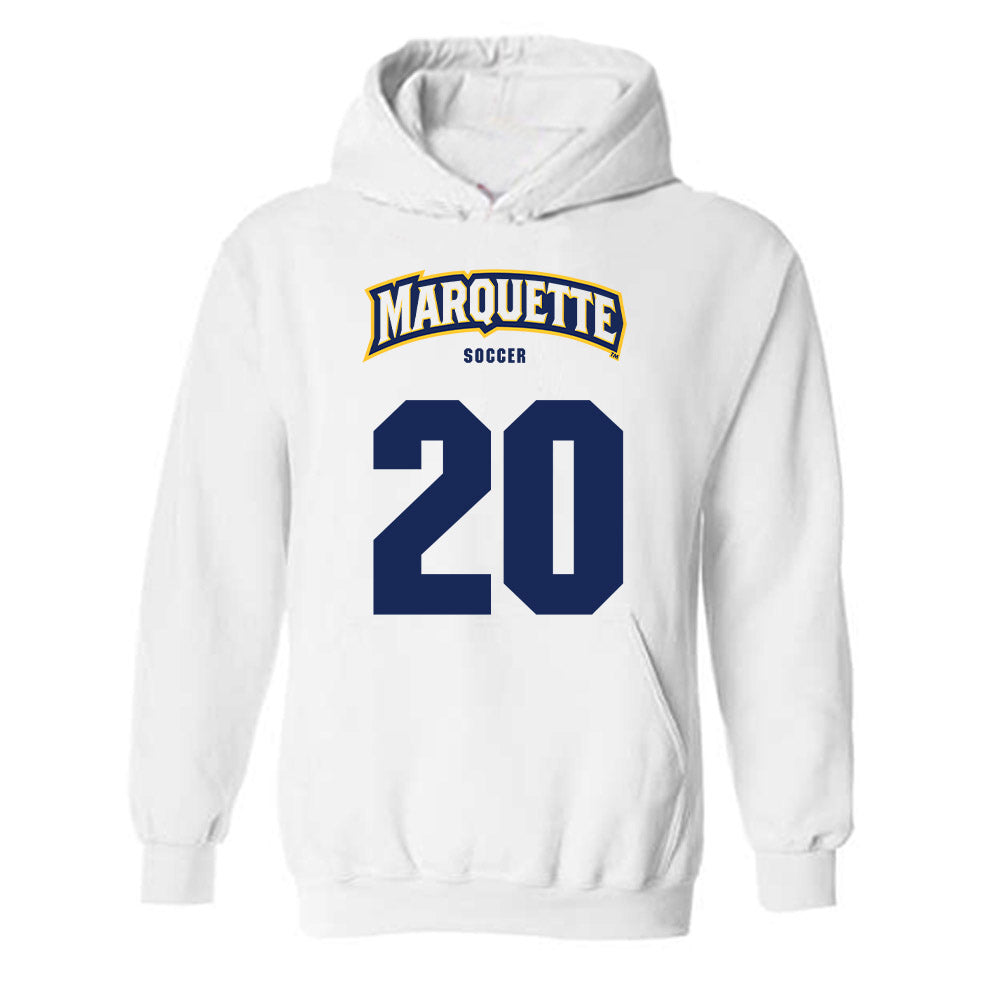 Marquette - NCAA Women's Soccer : Lilly Coats - Sports Shersey Hooded Sweatshirt