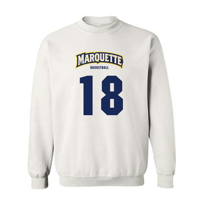 Marquette - NCAA Men's Basketball : Caedin Hamilton - Sports Shersey Crewneck Sweatshirt-0