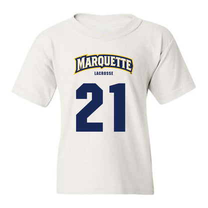 Marquette - NCAA Men's Lacrosse : Bradley Johnson - Sports Shersey Youth T-Shirt