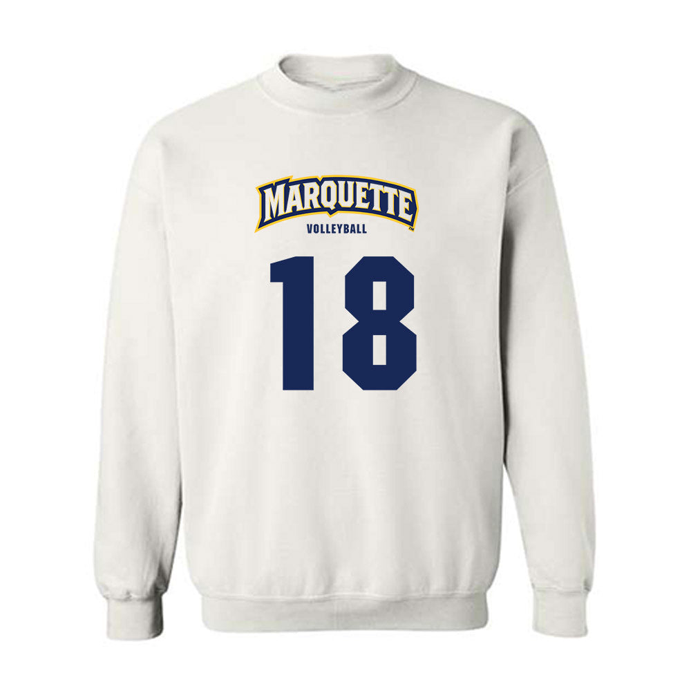 Marquette - NCAA Women's Volleyball : Morgan Daugherty - Sports Shersey Crewneck Sweatshirt