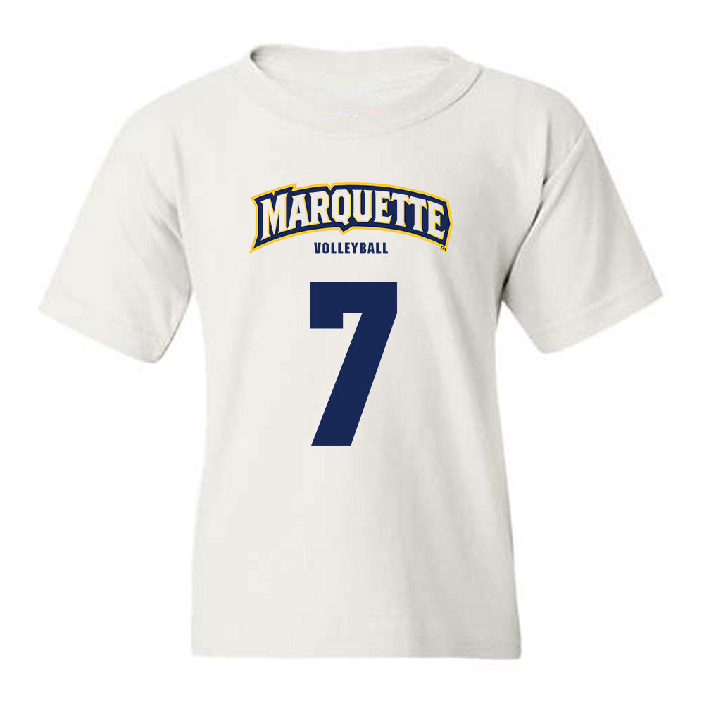 Marquette - NCAA Women's Volleyball : Keira Schmidt - Sports Shersey Youth T-Shirt-0