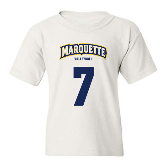 Marquette - NCAA Women's Volleyball : Keira Schmidt - Sports Shersey Youth T-Shirt-0