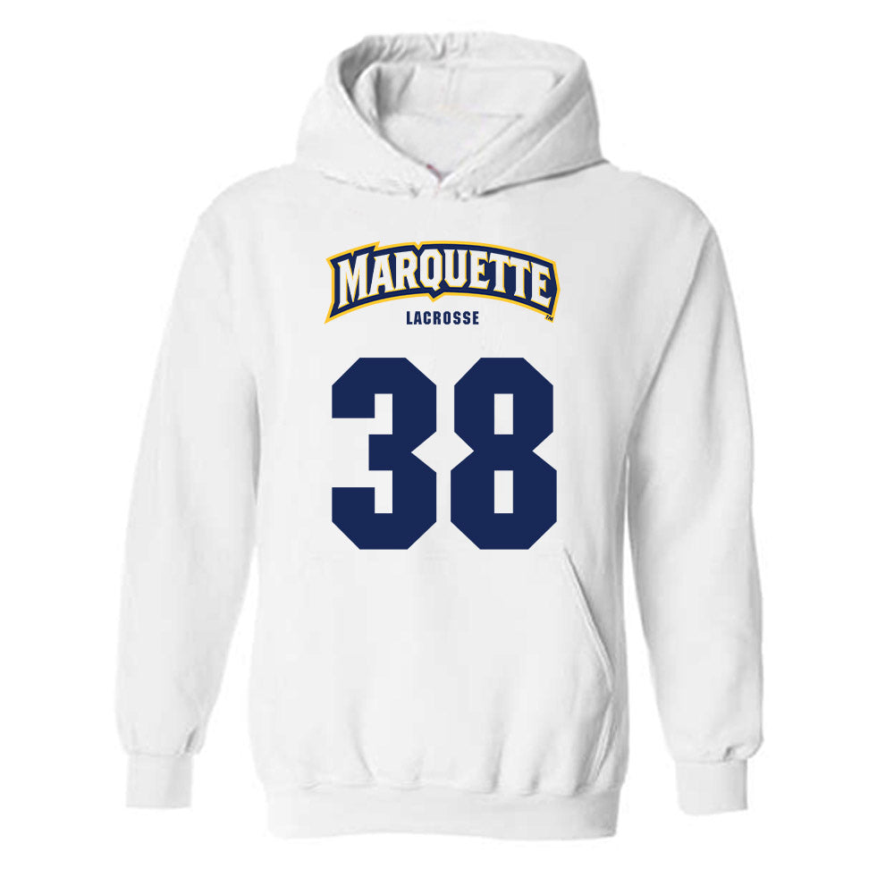 Marquette - NCAA Men's Lacrosse : Quinn Warwick - Sports Shersey Hooded Sweatshirt