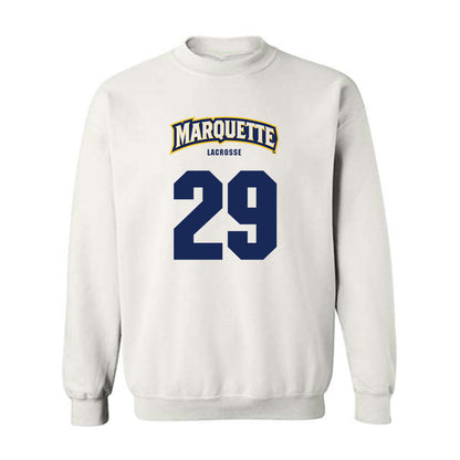 Marquette - NCAA Women's Lacrosse : Megan Hansen - Sports Shersey Crewneck Sweatshirt-0