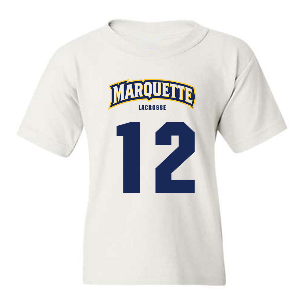 Marquette - NCAA Women's Lacrosse : Ella Mautz - Sports Shersey Youth T-Shirt-0
