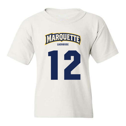 Marquette - NCAA Women's Lacrosse : Ella Mautz - Sports Shersey Youth T-Shirt-0