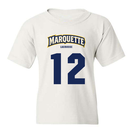 Marquette - NCAA Women's Lacrosse : Ella Mautz - Sports Shersey Youth T-Shirt-0