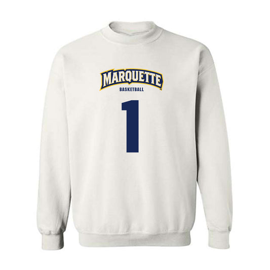 Marquette - NCAA Men's Basketball : Nash Walker - Sports Shersey Crewneck Sweatshirt-0