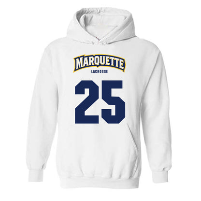 Marquette - NCAA Men's Lacrosse : Ryan Doyle - Sports Shersey Hooded Sweatshirt-0