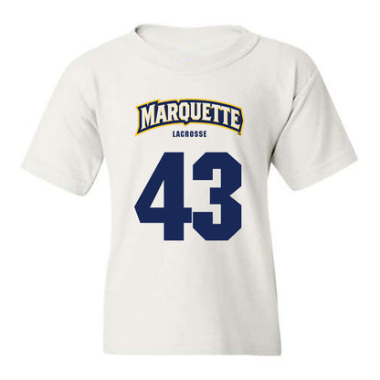 Marquette - NCAA Men's Lacrosse : Colin Sim - Sports Shersey Youth T-Shirt