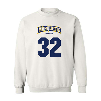 Marquette - NCAA Men's Lacrosse : Peter Detwiler - Sports Shersey Crewneck Sweatshirt