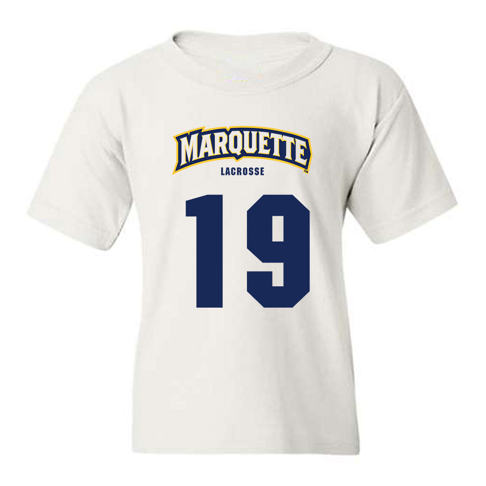 Marquette - NCAA Men's Lacrosse : Connor Coutu - Sports Shersey Youth T-Shirt-0