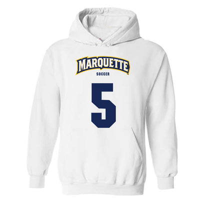 Marquette - NCAA Men's Soccer : Tristan Ronnestad-Stevens - Sports Shersey Hooded Sweatshirt