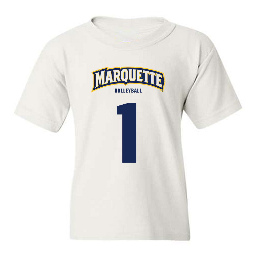 Marquette - NCAA Women's Volleyball : Julia Stanev - Sports Shersey Youth T-Shirt-0