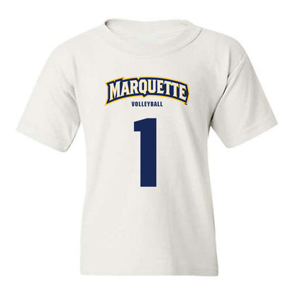 Marquette - NCAA Women's Volleyball : Julia Stanev - Sports Shersey Youth T-Shirt-0