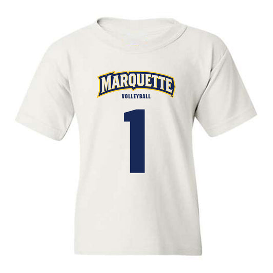 Marquette - NCAA Women's Volleyball : Julia Stanev - Sports Shersey Youth T-Shirt-0