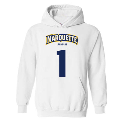 Marquette - NCAA Women's Lacrosse : Tess Osburn - Sports Shersey Hooded Sweatshirt