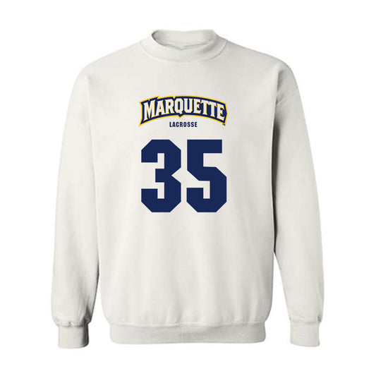 Marquette - NCAA Men's Lacrosse : Hayden Miller - Sports Shersey Crewneck Sweatshirt