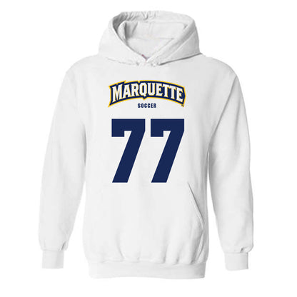 Marquette - NCAA Women's Soccer : Charlotte Huggard - Sports Shersey Hooded Sweatshirt