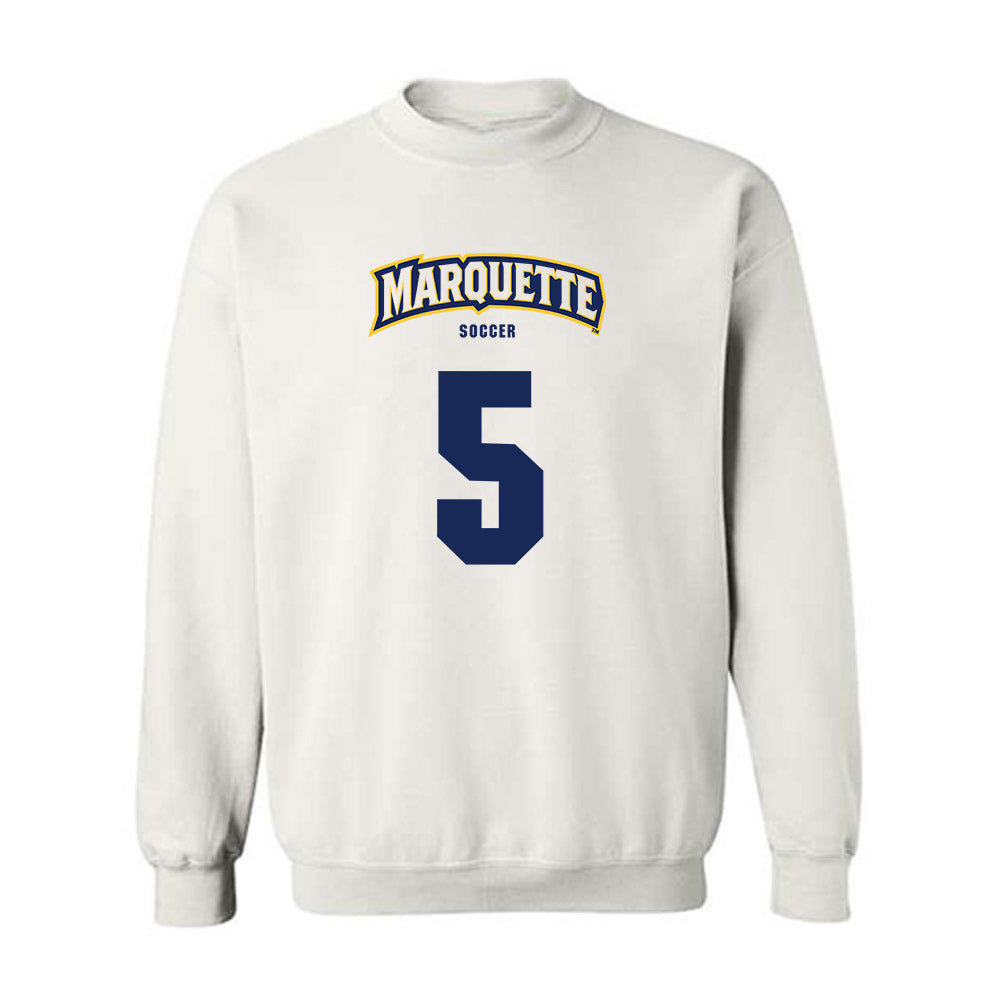 Marquette - NCAA Men's Soccer : Tristan Ronnestad-Stevens - Sports Shersey Crewneck Sweatshirt-0