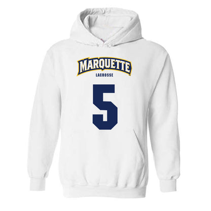 Marquette - NCAA Men's Lacrosse : Jacob Nottoli - Sports Shersey Hooded Sweatshirt