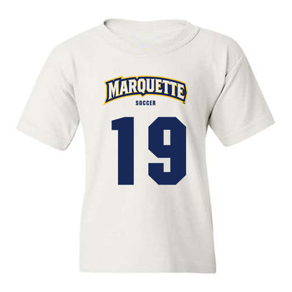 Marquette - NCAA Women's Soccer : Meg Decker - Sports Shersey Youth T-Shirt-0