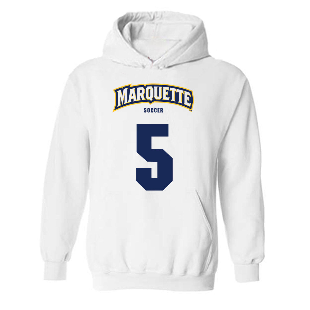 Marquette - NCAA Men's Soccer : Tristan Ronnestad-Stevens - Sports Shersey Hooded Sweatshirt-0