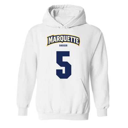 Marquette - NCAA Men's Soccer : Tristan Ronnestad-Stevens - Sports Shersey Hooded Sweatshirt-0