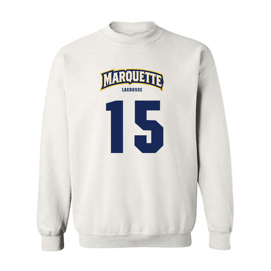 Marquette - NCAA Women's Lacrosse : Mckenna Farrell - Sports Shersey Crewneck Sweatshirt