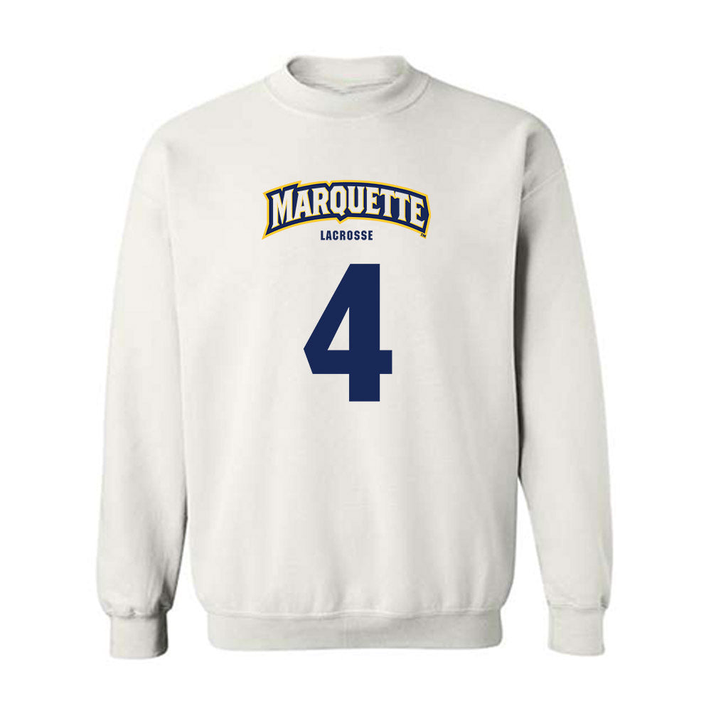 Marquette - NCAA Women's Lacrosse : Dani Serrano - Sports Shersey Crewneck Sweatshirt-0