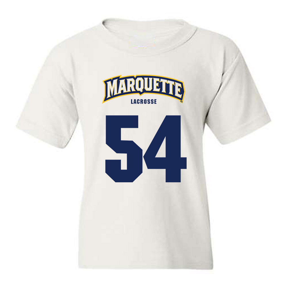 Marquette - NCAA Men's Lacrosse : Dylan Duerring - Sports Shersey Youth T-Shirt-0