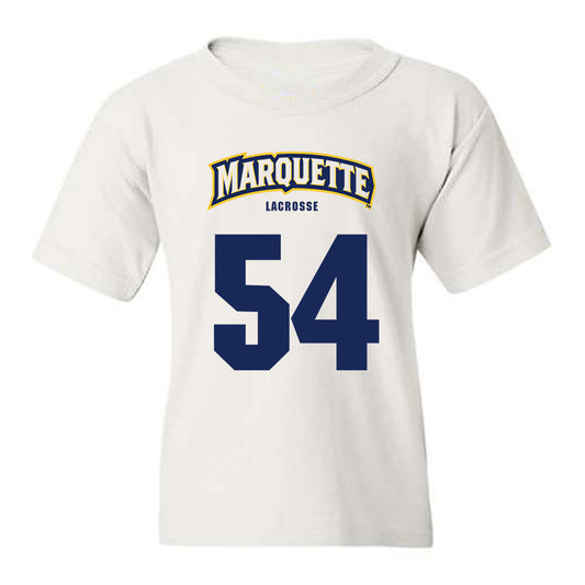 Marquette - NCAA Men's Lacrosse : Dylan Duerring - Sports Shersey Youth T-Shirt-0