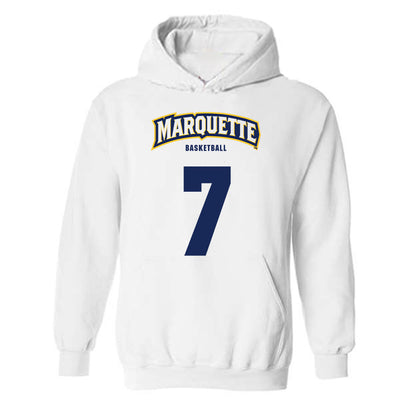 Marquette - NCAA Men's Basketball : Zaide Lowery - Sports Shersey Hooded Sweatshirt-0