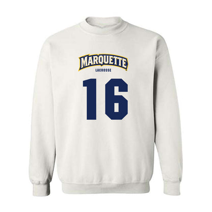 Marquette - NCAA Men's Lacrosse : Nolan Rappis - Sports Shersey Crewneck Sweatshirt