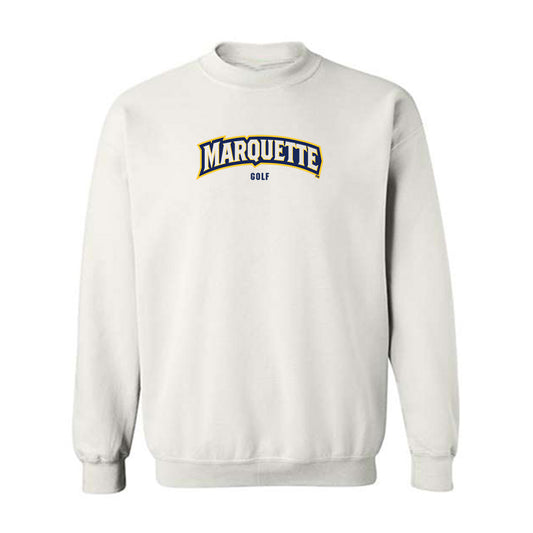 Marquette - NCAA Men's Golf : Vincent Cervantes - Sports Shersey Crewneck Sweatshirt-0