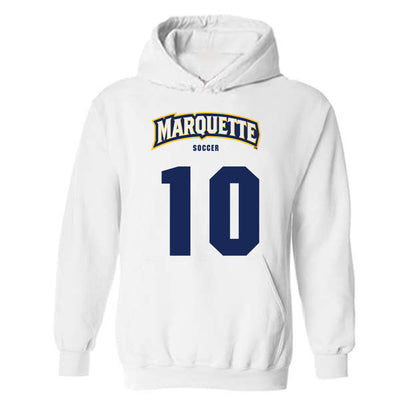Marquette - NCAA Men's Soccer : Nico Pendleton - Sports Shersey Hooded Sweatshirt-0