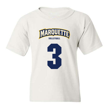Marquette - NCAA Women's Volleyball : Isabela Haggard - Sports Shersey Youth T-Shirt-0