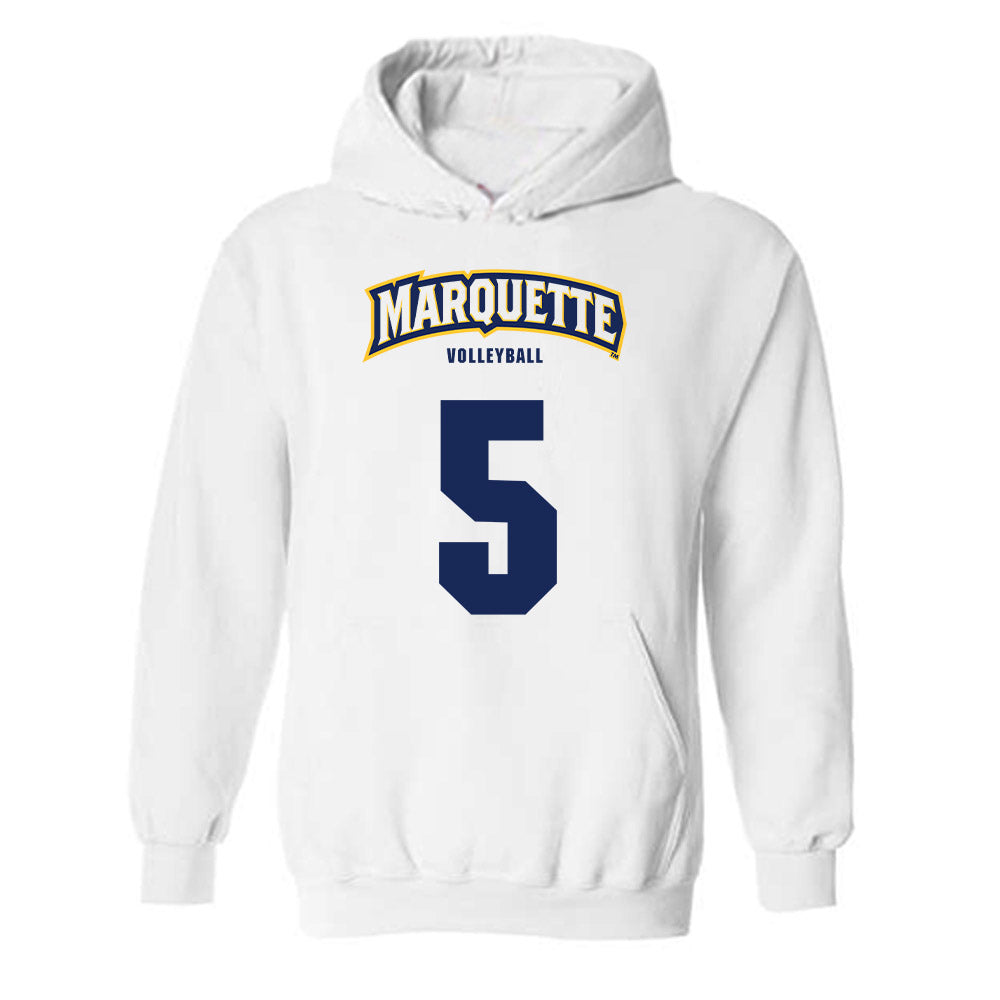 Marquette - NCAA Women's Volleyball : Calli Kenny - Sports Shersey Hooded Sweatshirt