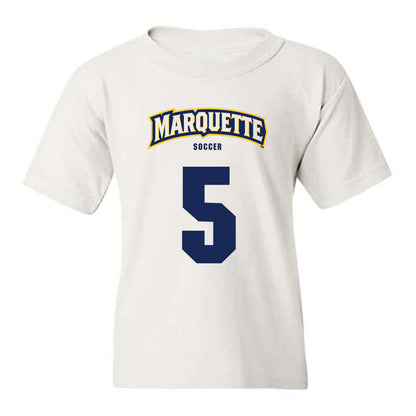 Marquette - NCAA Men's Soccer : Tristan Ronnestad-Stevens - Sports Shersey Youth T-Shirt-0