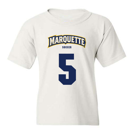 Marquette - NCAA Men's Soccer : Tristan Ronnestad-Stevens - Sports Shersey Youth T-Shirt-0