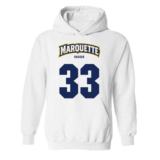 Marquette - NCAA Men's Soccer : Gabriel Anguil - Sports Shersey Hooded Sweatshirt