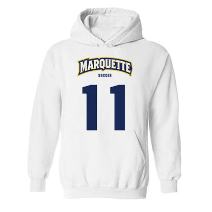 Marquette - NCAA Women's Soccer : Paige Dziedzic - Sports Shersey Hooded Sweatshirt-0