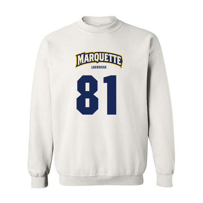 Marquette - NCAA Men's Lacrosse : Harrison Sweeney - Sports Shersey Crewneck Sweatshirt-0