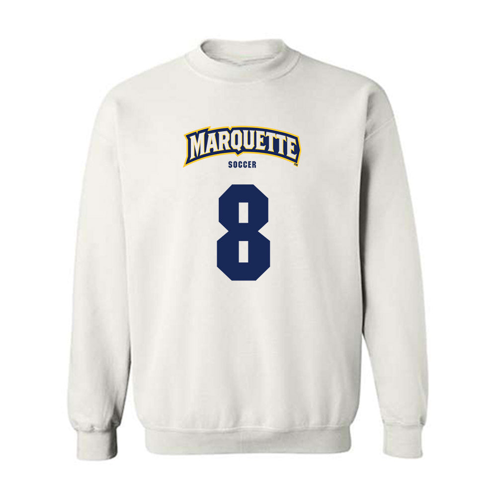 Marquette - NCAA Men's Soccer : Justin Milovanov - Sports Shersey Crewneck Sweatshirt-0