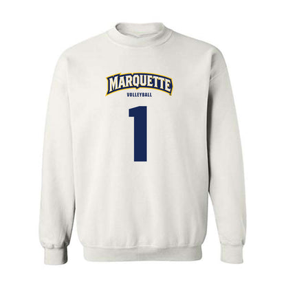 Marquette - NCAA Women's Volleyball : Julia Stanev - Sports Shersey Crewneck Sweatshirt-0