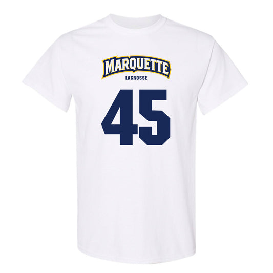 Marquette - NCAA Men's Lacrosse : Lucas Lawas - Sports Shersey T-Shirt