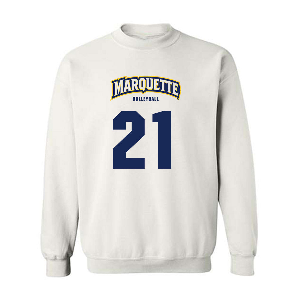 Marquette - NCAA Women's Volleyball : Elena Radeff - Sports Shersey Crewneck Sweatshirt-0