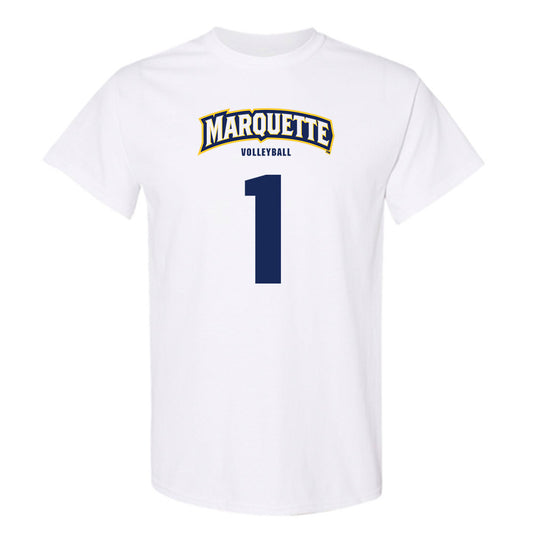 Marquette - NCAA Women's Volleyball : Julia Stanev - Sports Shersey T-Shirt-0