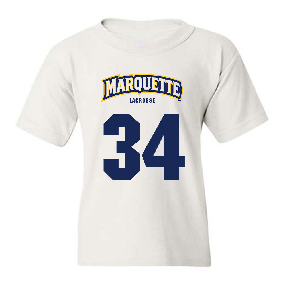 Marquette - NCAA Women's Lacrosse : Emily Couri - Sports Shersey Youth T-Shirt-0