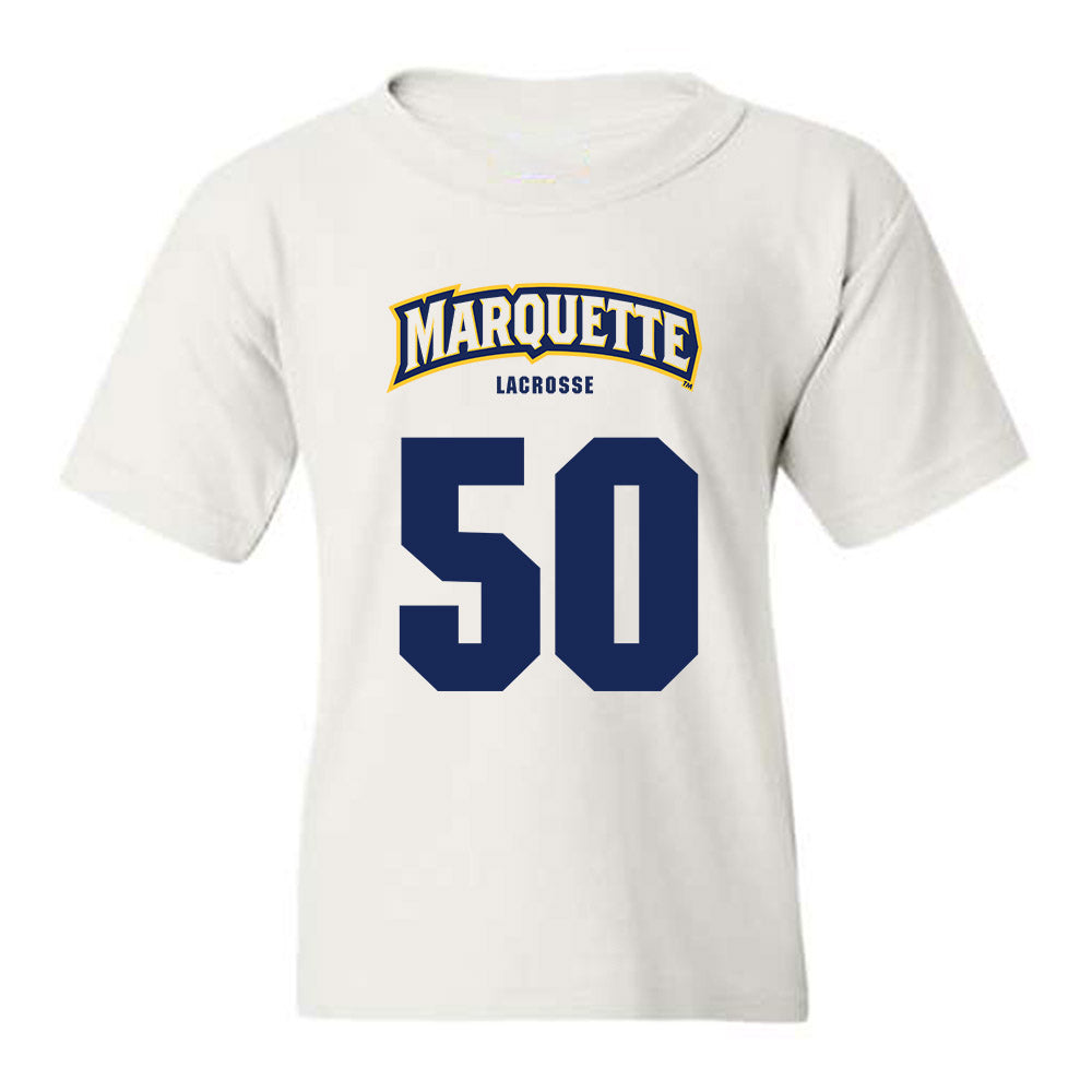 Marquette - NCAA Men's Lacrosse : Jack Schoenwetter - Sports Shersey Youth T-Shirt